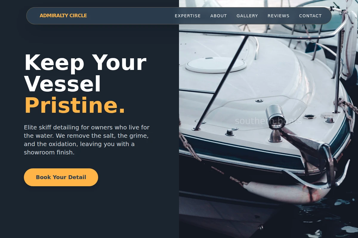 Skiff Boat Cleaning