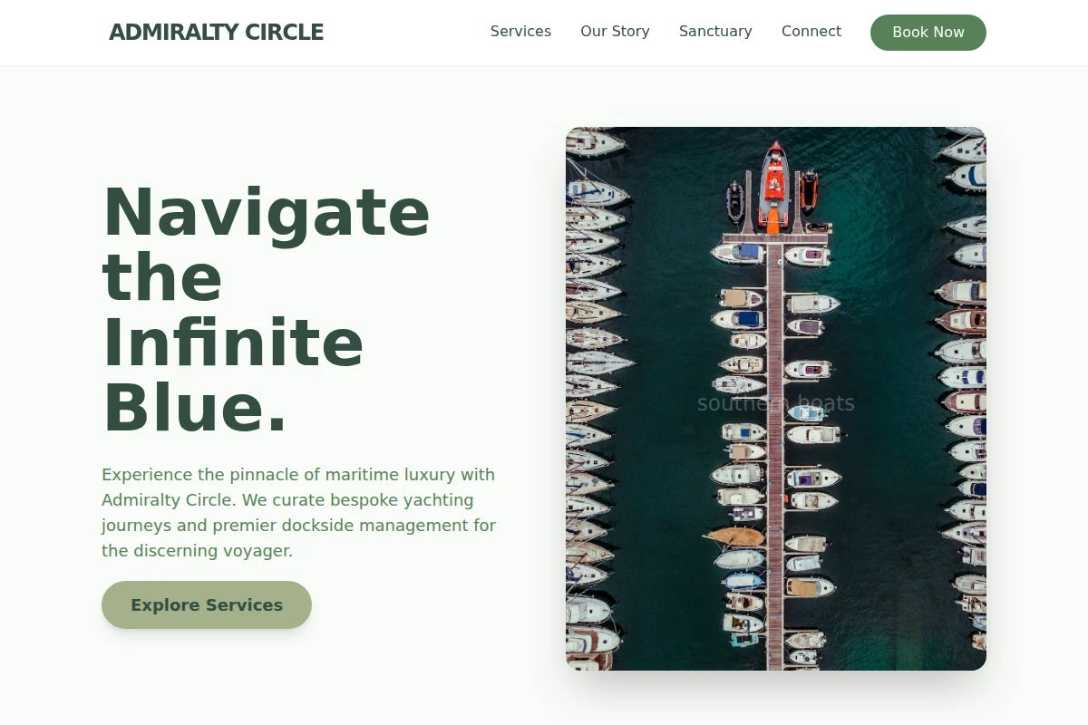 Premium Boating Website Design