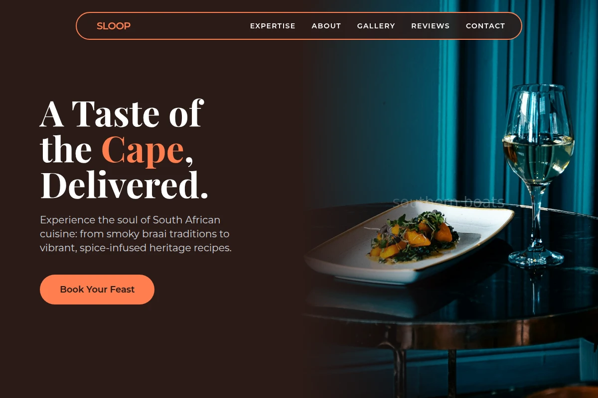 Sloop South African Food